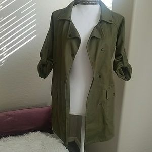 Stylish Olive Green Jacket (Like New )